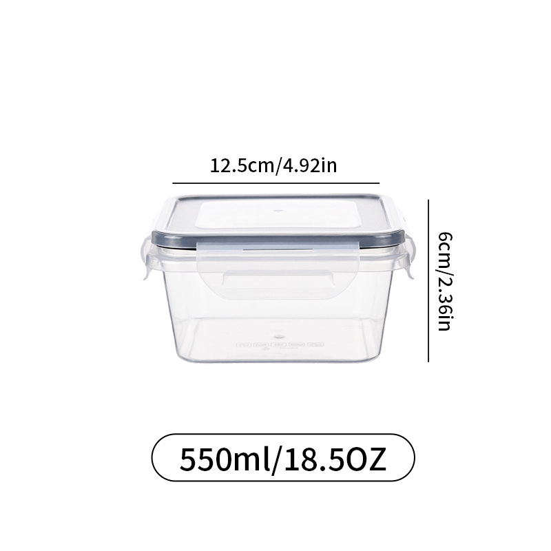 24er/12er Set Lebensmittel-Frischhalteboxen mit Deckel, mikrowellen- und gefriertauglich, Lagerbehälter, Brotdose für zur Arbeit - 12