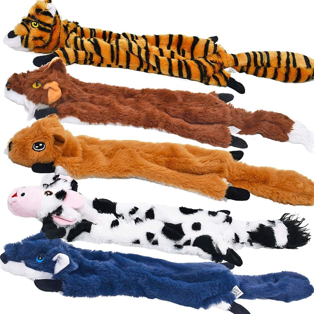Neues Haustier-Plüschspielzeug mit Lederhülle, bissfest, Kauspielzeug mit Quietscher, Hundespielzeug-Set mit Lederhülle, Haustierspielzeug