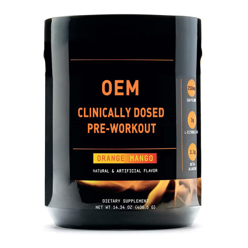 运动前能量粉 PRE-WORKOUT 粉剂OEM 跨境热销 cGMP Amazon TikTok