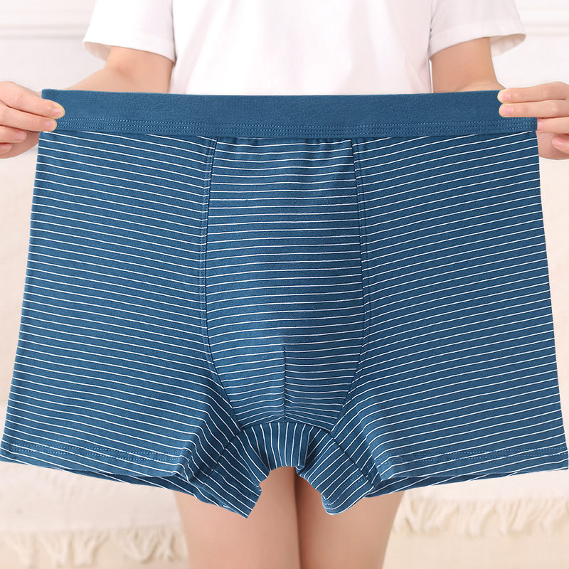 Herren-Boxershorts reine Baumwolle nahtlos atmungsaktiv Übergröße