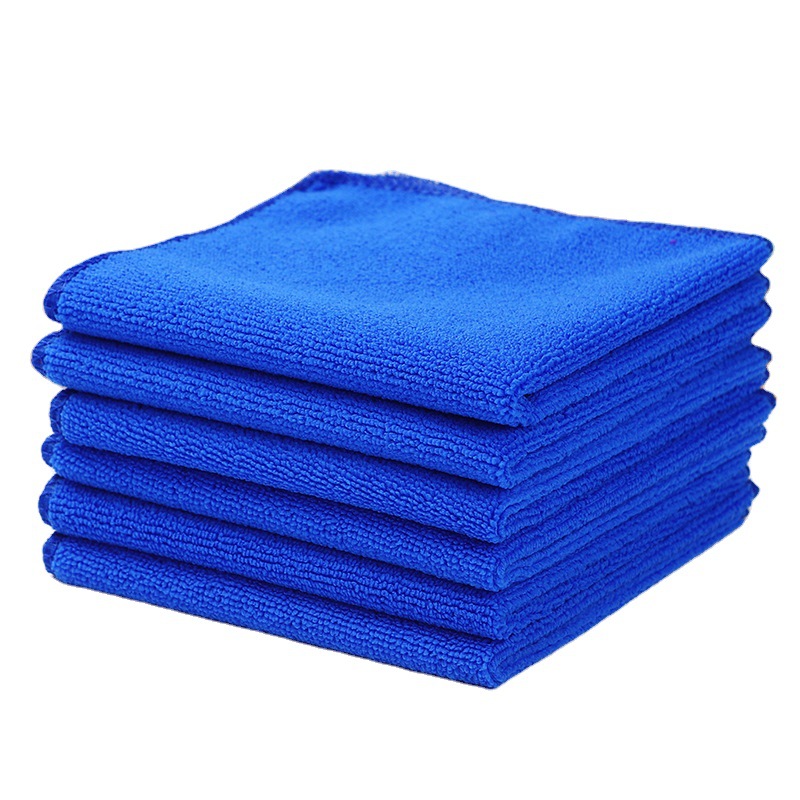 Factory Direct Sale Ultra-Fine Microfiber Warp Knitted Towel Non-Shedding Non-Fading Soft Car Washing Kitchen Cleaning Cloth - 9
