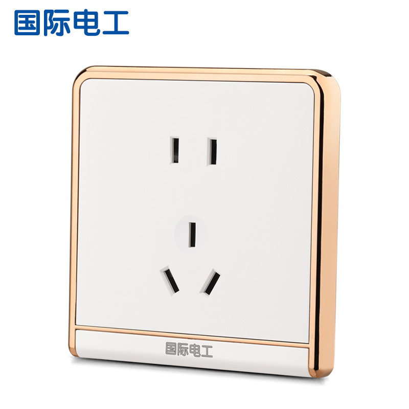 Type 86 Concealed Large Panel Switch and Five-Hole Socket Set with USB - 1