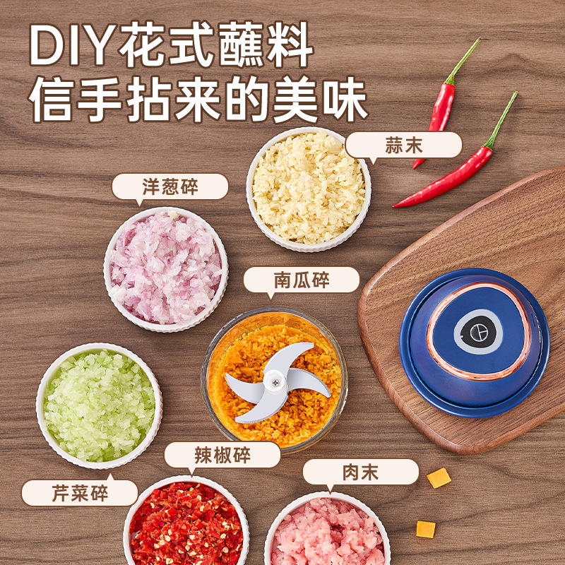 Garlic press garlic crusher electric garlic mill garlic press garlic mincer garlic pounder garlic smasher - 5