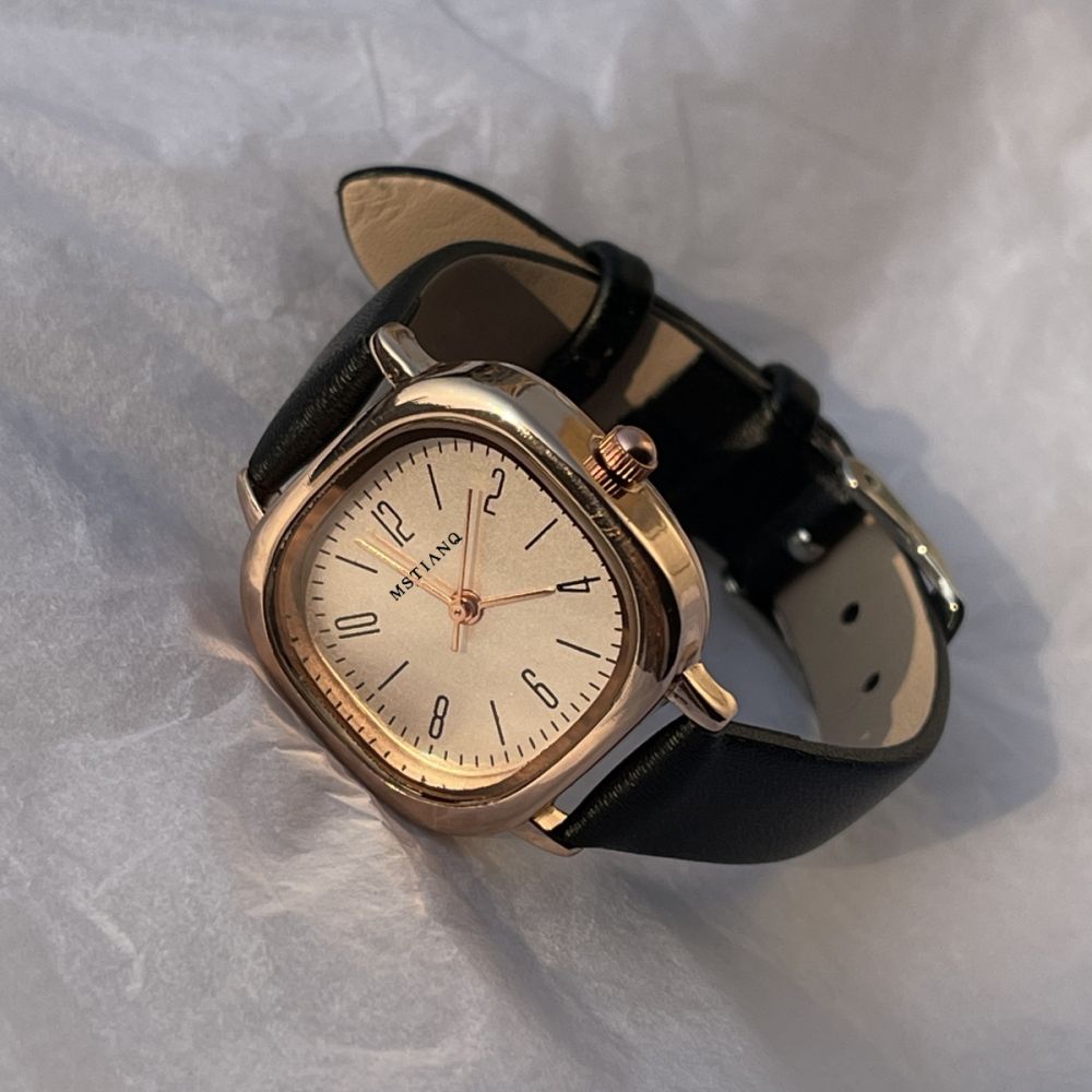 Girl's watch small square design quartz