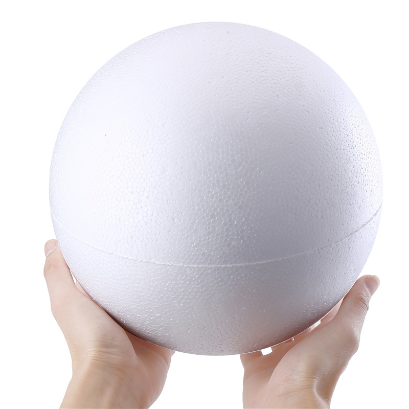Large White Hollow Polystyrene Ball for Wedding Flower Arrangement Decoration
