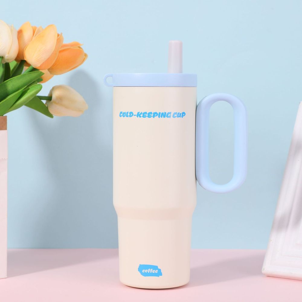 Ice-Supremacy-Becher, großvolumig, hochwertiges Design, Isolierbecher für Damen, 316er Edelstahl, individualisierbar, leichte Luxusausstattung, Premium-Wasserflasche mit Kühleffekt - 7