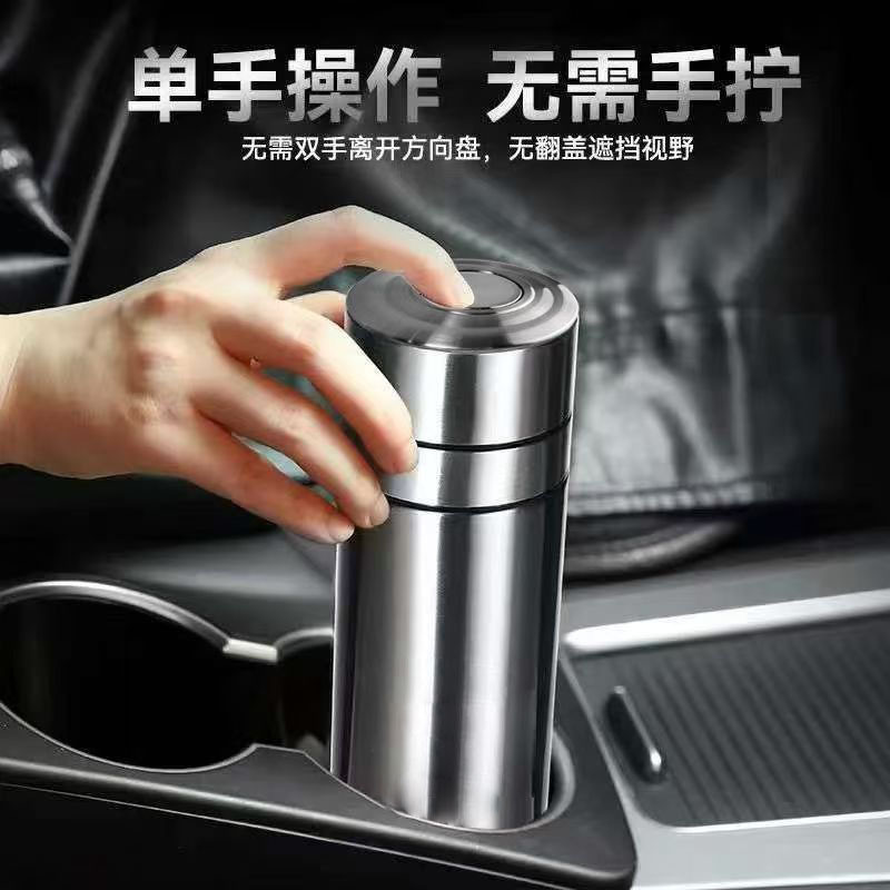 316 Stainless Steel Insulated Cup, One-Click Lid, Tea Infuser