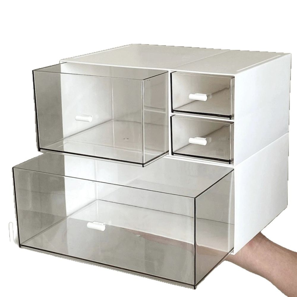 Schreibtisch-Aufbewahrungsbox aus Acryl