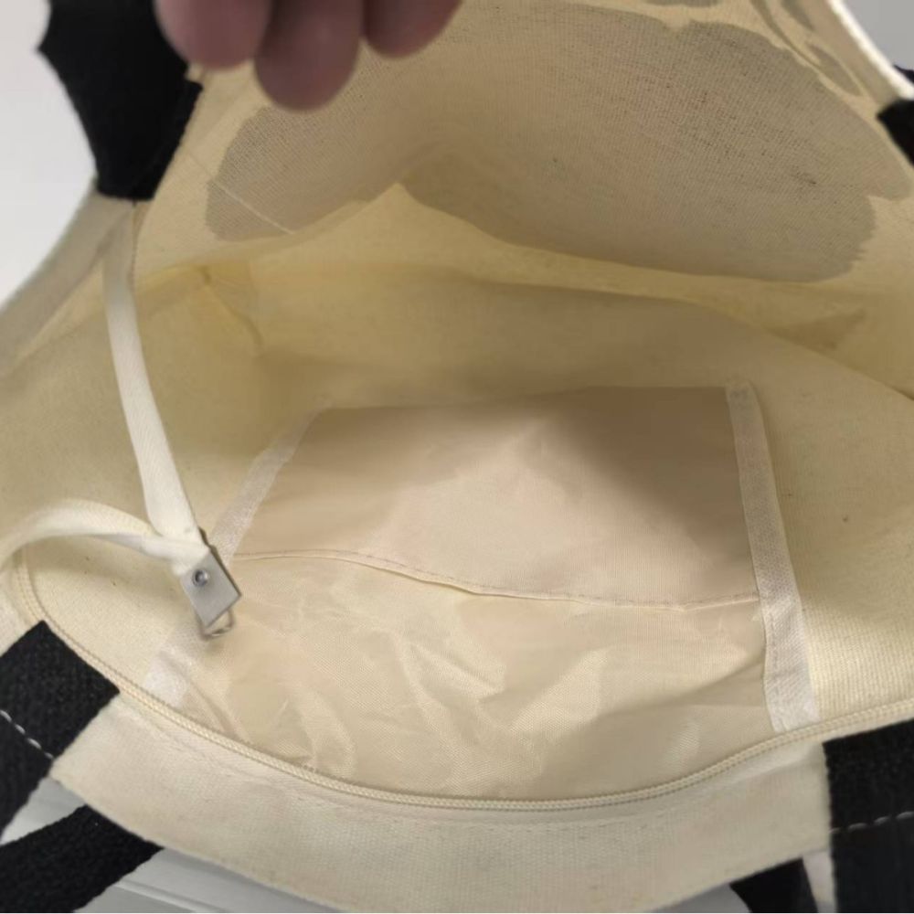 Arbeitstasche mit Reißverschluss, Japanischer Anime-Stil, große Kapazität Schülertasche, vielseitige Segeltuch-Tasche, Handtasche. - 4