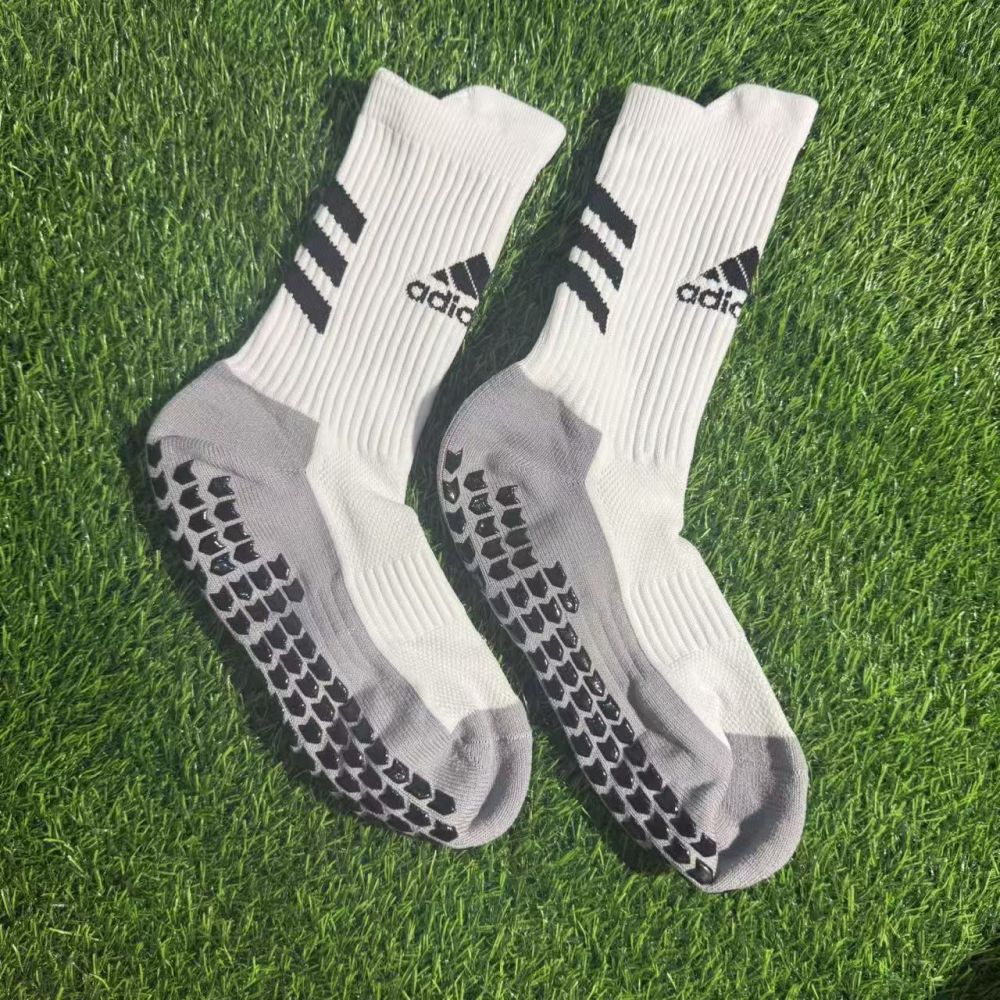 Towel-Bottom Sports Football Socks, Sweat-Absorbing, Anti-Slip