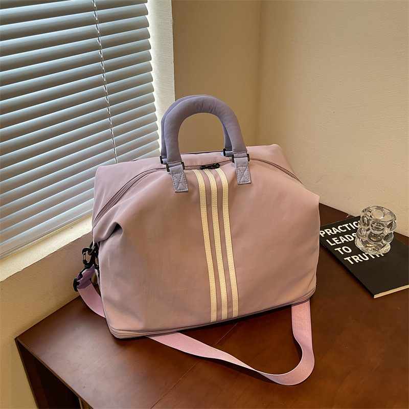 Large capacity crossbody travel bag, water-resistant