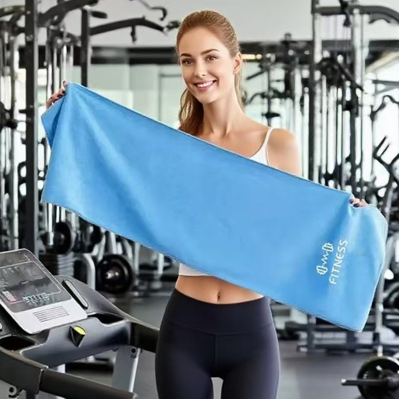 Sport Fitness Schweißtuch Yoga Handtuch Mikrofaser Matte Gymnastiktuch Fitnessstudio Handtuch mit maßgeschneidertem Logo Großhandel - 3