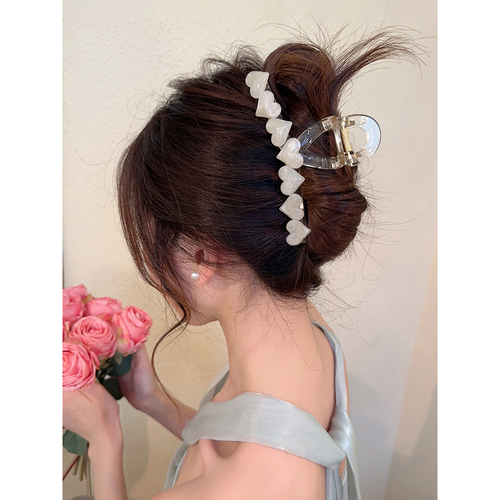 13cm Übergroße matte Haarklammer für Damen, Hinterkopf, edles Design, für volles Haar, Haiclip, Haarspange, Haarschmuck, Großhandel - 3