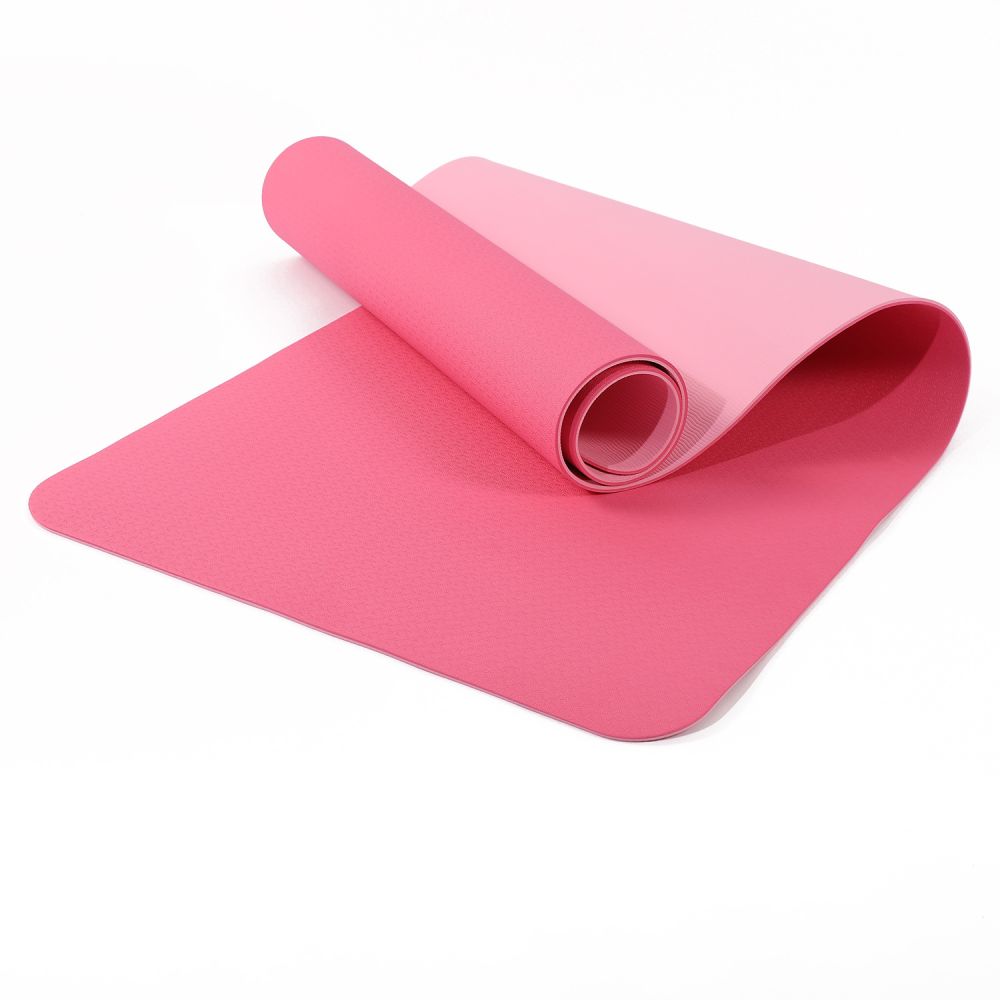 TPE Two-Color Thickened Non-Slip Yoga Mat Extended Fitness Mat Soundproof Jump Rope Floor Mat Home Dance Mat Wholesale - 11
