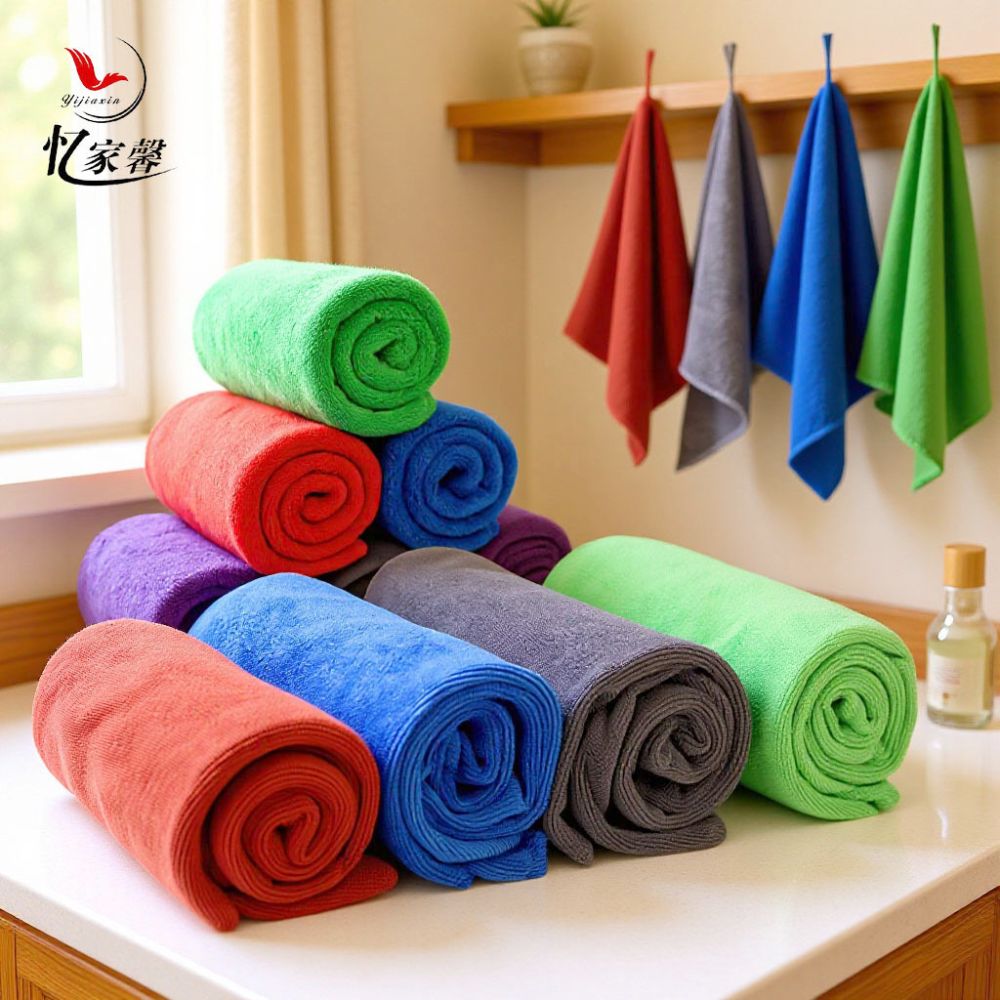 Absorbent Glass and Car Cleaning Cloth, Non-Spill and Non-Marking, Grey
