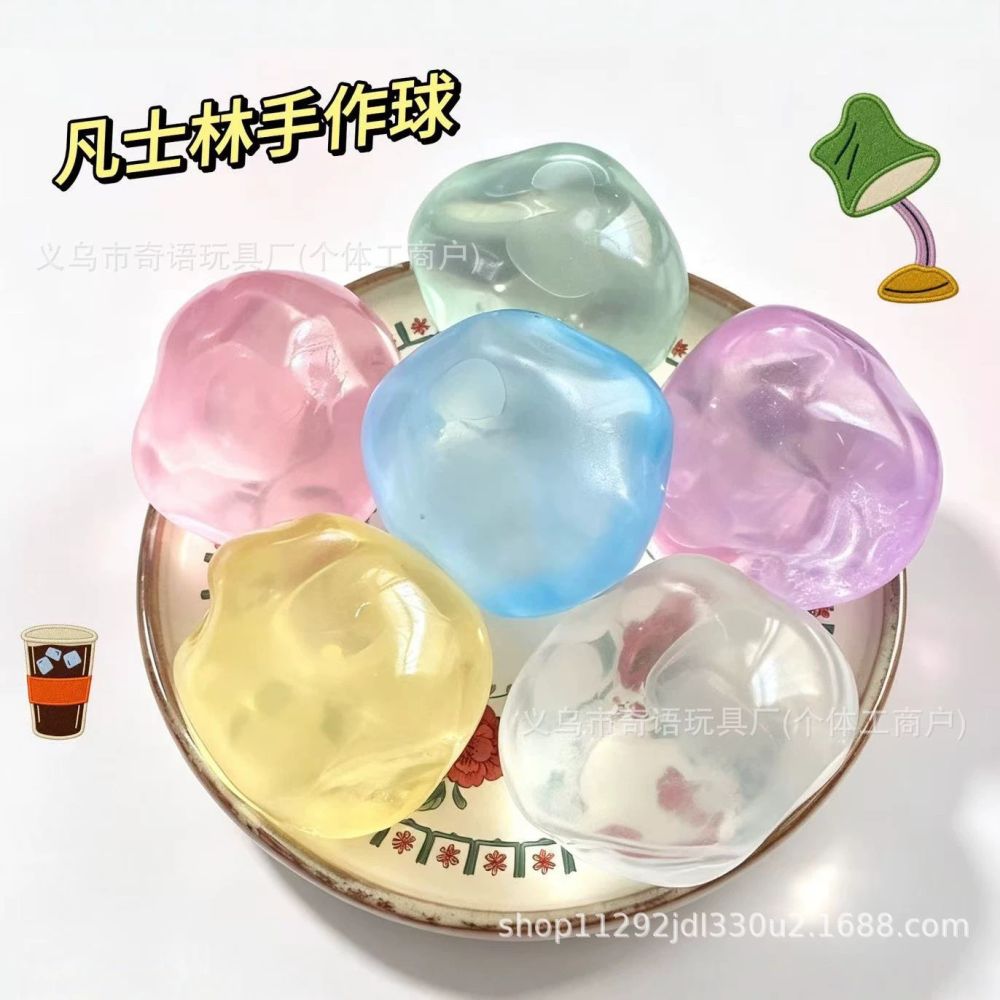 Moldable Vaseline Stress Ball, Non-Rebound Handmade Squishy Toy