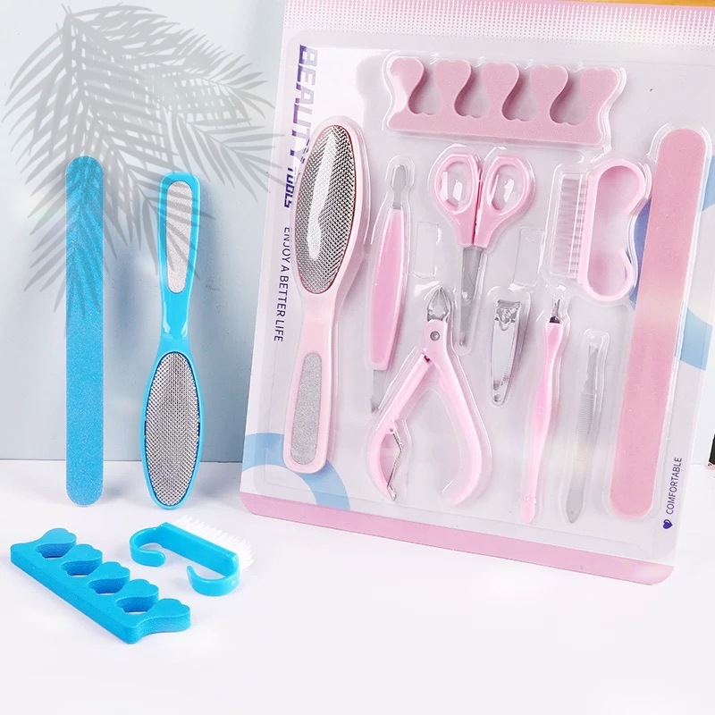Manikür ve pedikür set, 10 parça, profesyonel - 1
