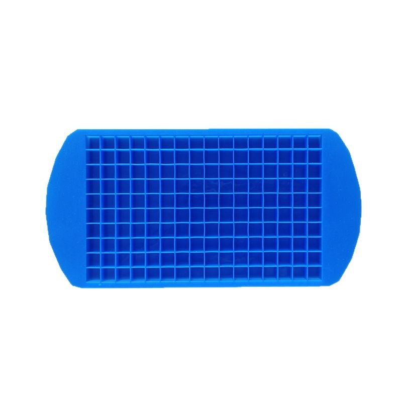Mini Eiswürfel Eiswürfelform kreative Eisbox zerkleinerte Eiswürfelform 160 Gitter Silikon-Eiswürfelform transparent kleine zerkleinerte Eiswürfel - 6