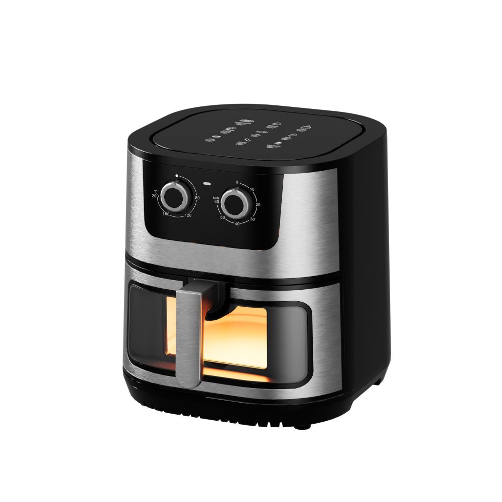 Cross-border 15L Touch Air Fryer Aluminum-coated Non-stick Pan Coated Visual Electric Oven Home Type Export 110V Air Fryer - 13