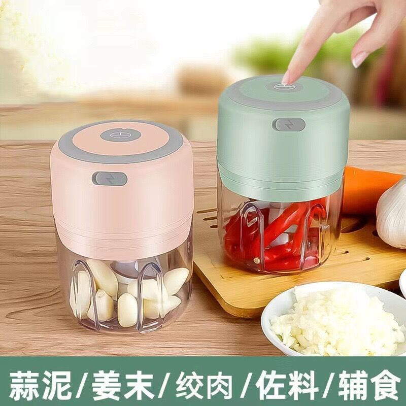 Wireless Electric Garlic Mincer Multifunctional Garlic Crusher Meat Grinder Kitchen Food Processor Blender Garlic Paste Maker - 3