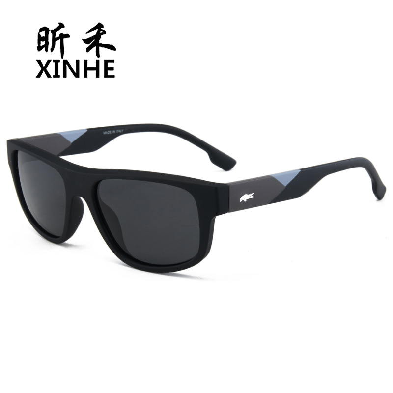 Cross mirror European and American big-name sunglasses colored film polarized crocodile sunglasses fashionable men's and women's driving sunglasses outdoor eyewear