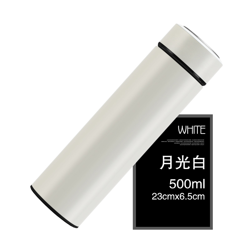 Isolierte Wasserflasche für Damen, elegante Großhandels-Thermoskanne mit intelligentem Temperaturanzeiger aus 316er Edelstahl, spezielle kompakte 304er Taschenflasche. - 11
