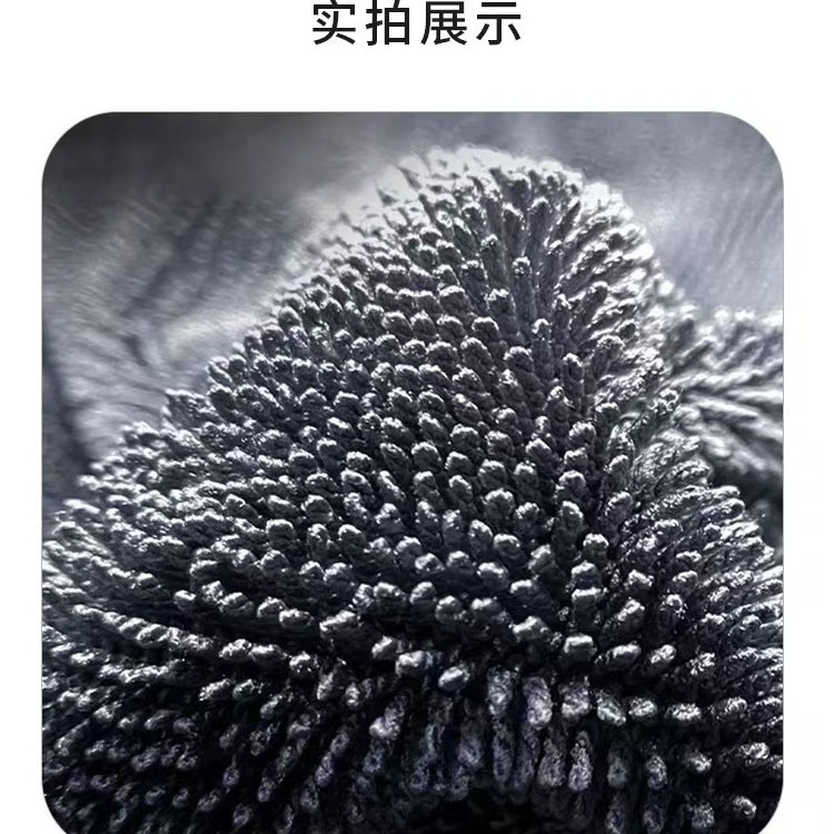 Double-sided thickened twisted woven car cleaning towel, absorbent and lint-free, car washing towel, lint-free cloth, water-absorbent towel. - 4