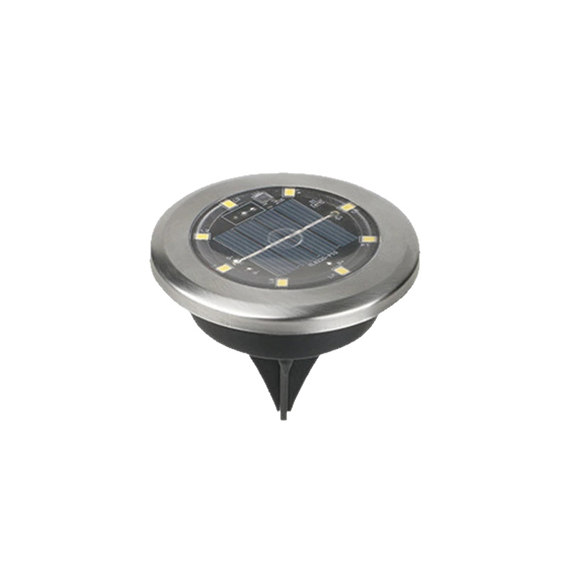 Solar Lawn Light Outdoor Garden Light Mini Small Ground Buried Light Stainless Steel Induction LED Stake Ground Light