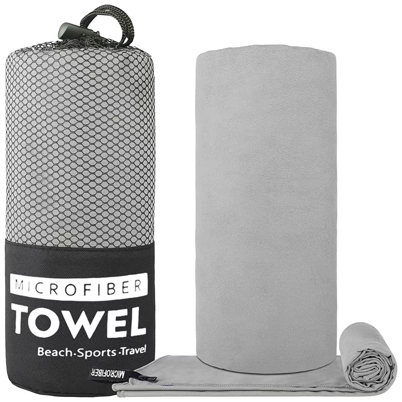 Foreign trade Amazon double-sided velvet quick-drying towel microfiber sports fitness towel portable yoga swimming wholesale - 11