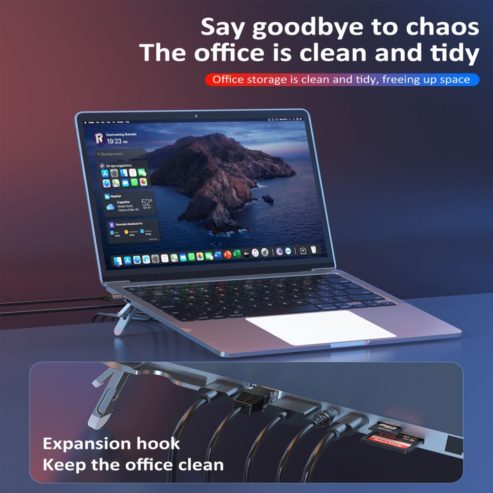 Type-C notebook stand, docking station, USB3.0, multi-port