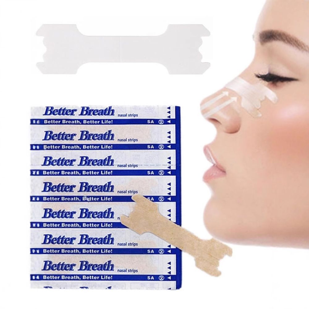 Personalized Strong Adhesive Anti-Snoring Ventilation Nasal Patch for Relieving Nasal Congestion and Comfortable Sleep, Nasal Snoring Patch, Snoring Nasal Strip