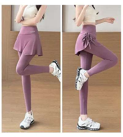 Women's Yoga Pants, Drawstring Side Pocket, High Waist, Butt-Lifting Leggings - 9