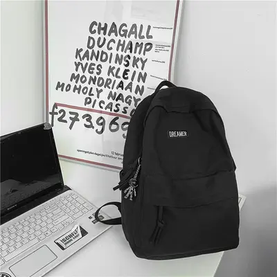 Rucksack Herren Universität Student Leinen Rucksack ins japanischer Stil einfach große Kapazität Reiserucksack Gymnasium Mittelschule Schüler Rucksack - 7