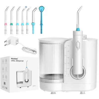Electric Water Flosser, Multifunctional Pulse, IP7 Waterproof Desktop - 6