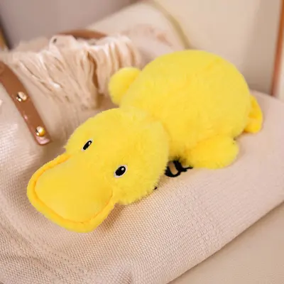 Bone-Shaped Plush Dog Toy, Tear-Resistant, Squeaky - 13