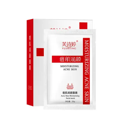 Fushiting Hydrating Acne Face Mask for Acne-Prone Skin, Boxed Set - 7