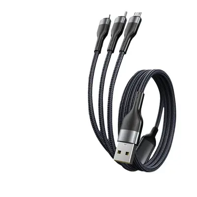 3m 3-in-1 data cable, 6A fast charging, Apple Huawei Android compatible