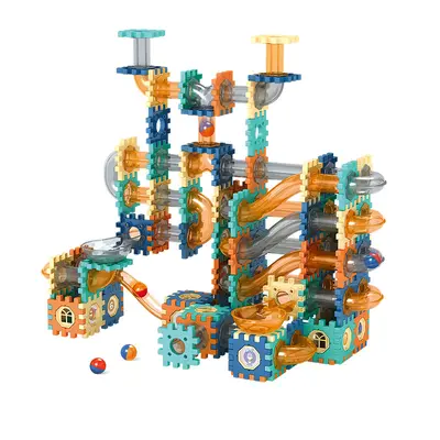 Children's Marble Run Toy for Boys, Educational Assembly Track Building Blocks - 6