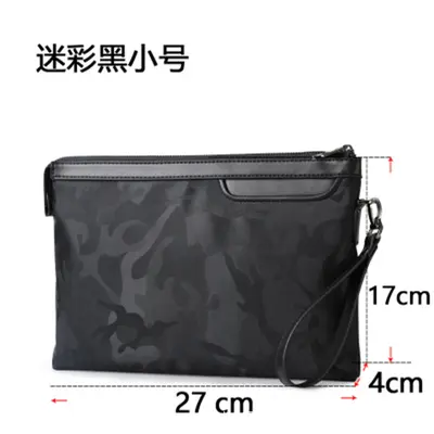 Herren-Handtasche mit Reißverschluss, Oxford-Gewebe, lässige Handgelenktasche - 6