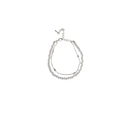 Damen-Armband aus 925er Silber mit Perlen, Luxus - 5