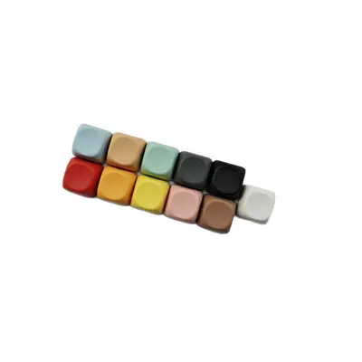 PBT malzeme MOA son derece yuvarlak çapraz krizantem 1.6mm kalınlığında buzlu macaron renkli mekanik klavye klavye tuşları - 3