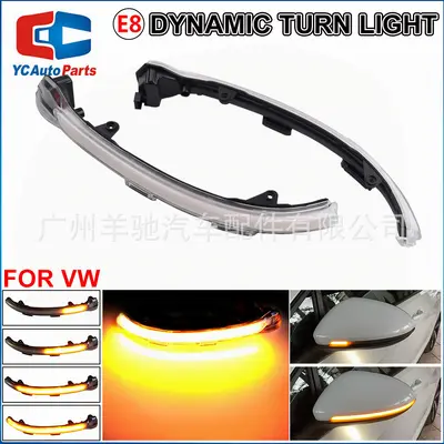 LED Turn Signal Rear View Mirror for VW Golf 7 7.5 Touran
