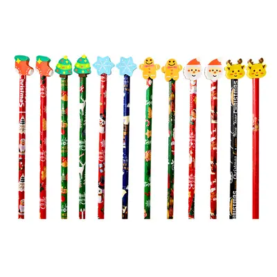 Large-Head Pencil with Eraser, Christmas Gift for Kids