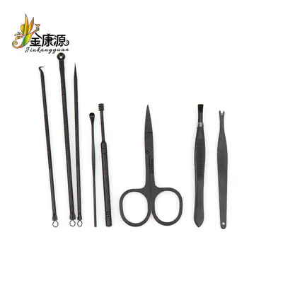 Stainless steel nail care kit, 18-piece