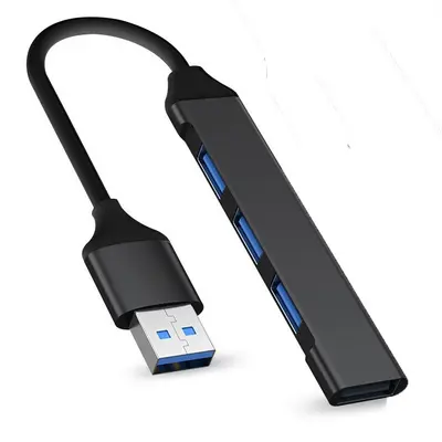 Black USB docking station USB3.0 multifunctional 4-in-1 hub computer splitter, type-c docking station - 7