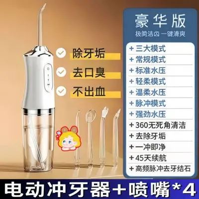 冲牙器家用洗牙器便携式超声波牙结石水牙线牙齿口腔正畸清洁神器 - 7