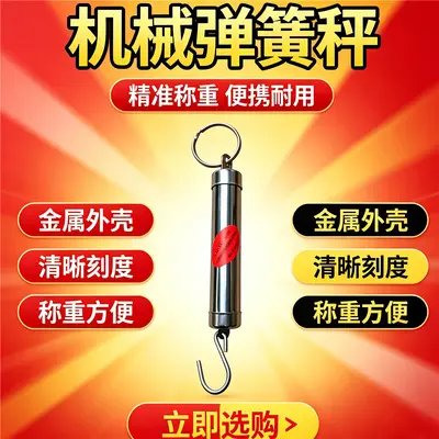 Mechanical Spring Hook Scale 5kg 10kg Portable Hand Scale