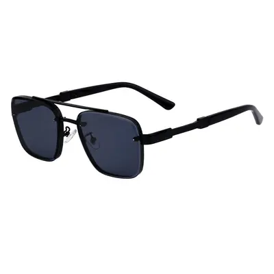 Men's Square Frame Retro Driving Sunglasses - 5