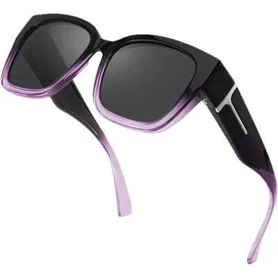 Neue Bestseller-T-Scharnier-Polarisiert-Myopie-Oversleeve-Sonnenbrille Unisex UV-Schutz Europa-Stil Großrahmen Fahrerbrille Sonnenbrille - 6