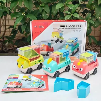 Children's 3D Spatial Thinking Educational Early Learning Toy Set for Boys - 3
